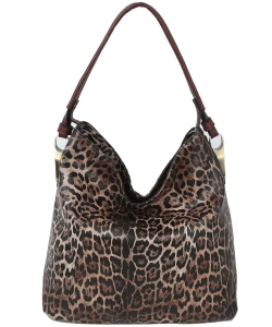 Leopard Print Hobo LHL001 COFFEE